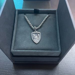 David yuurman sterling silver chain with pendant